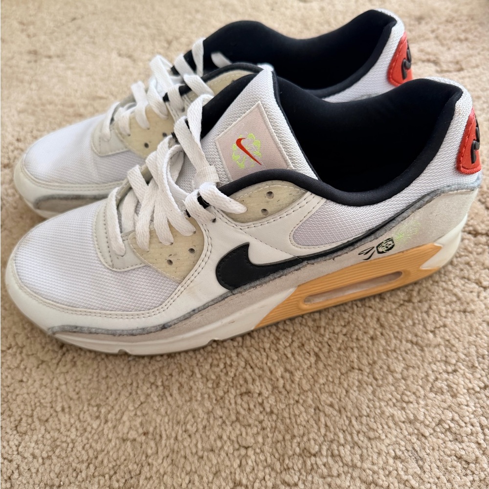 Nike - White/Black with Orange Accent